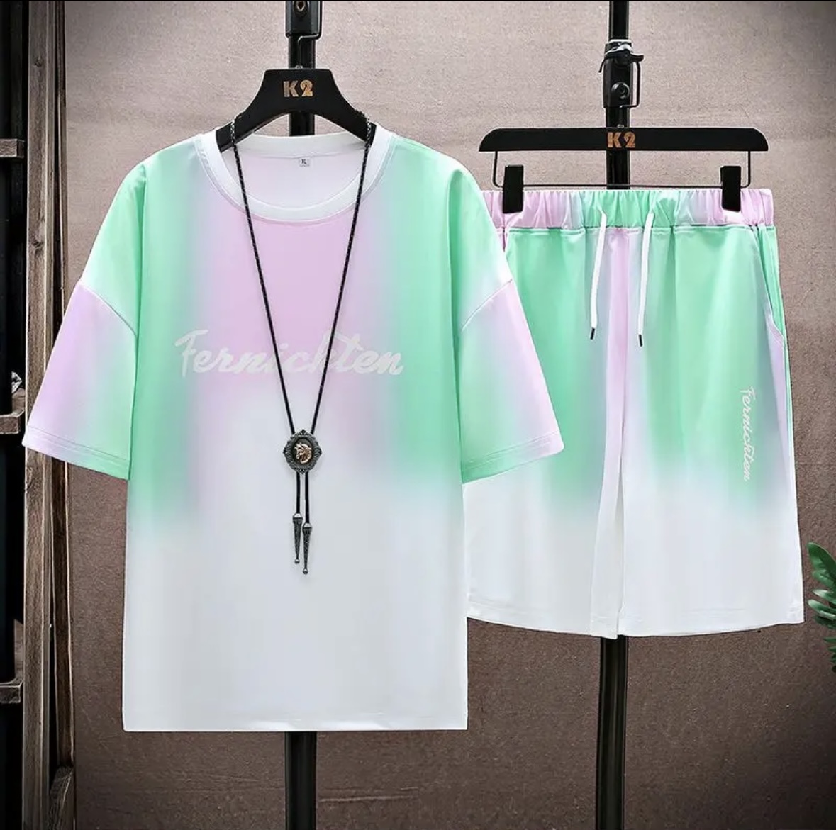 Novo conjunto de verão em seda - Women'S Fashion Tops avaliação e preço