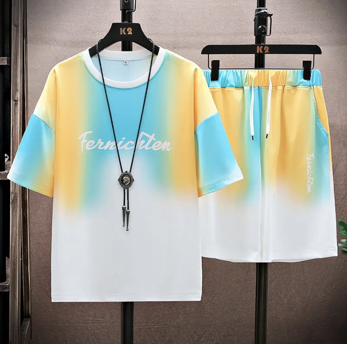 Novo conjunto de verão em seda - Women'S Fashion Tops avaliação e preço